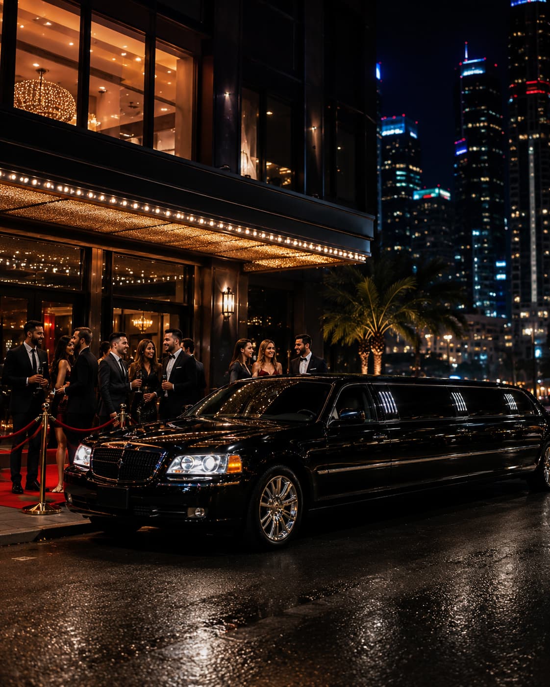 Luxury Bachelor Party Limo